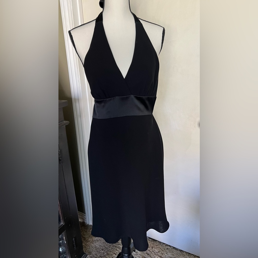 Jones New York black party dress LBD, Size P2